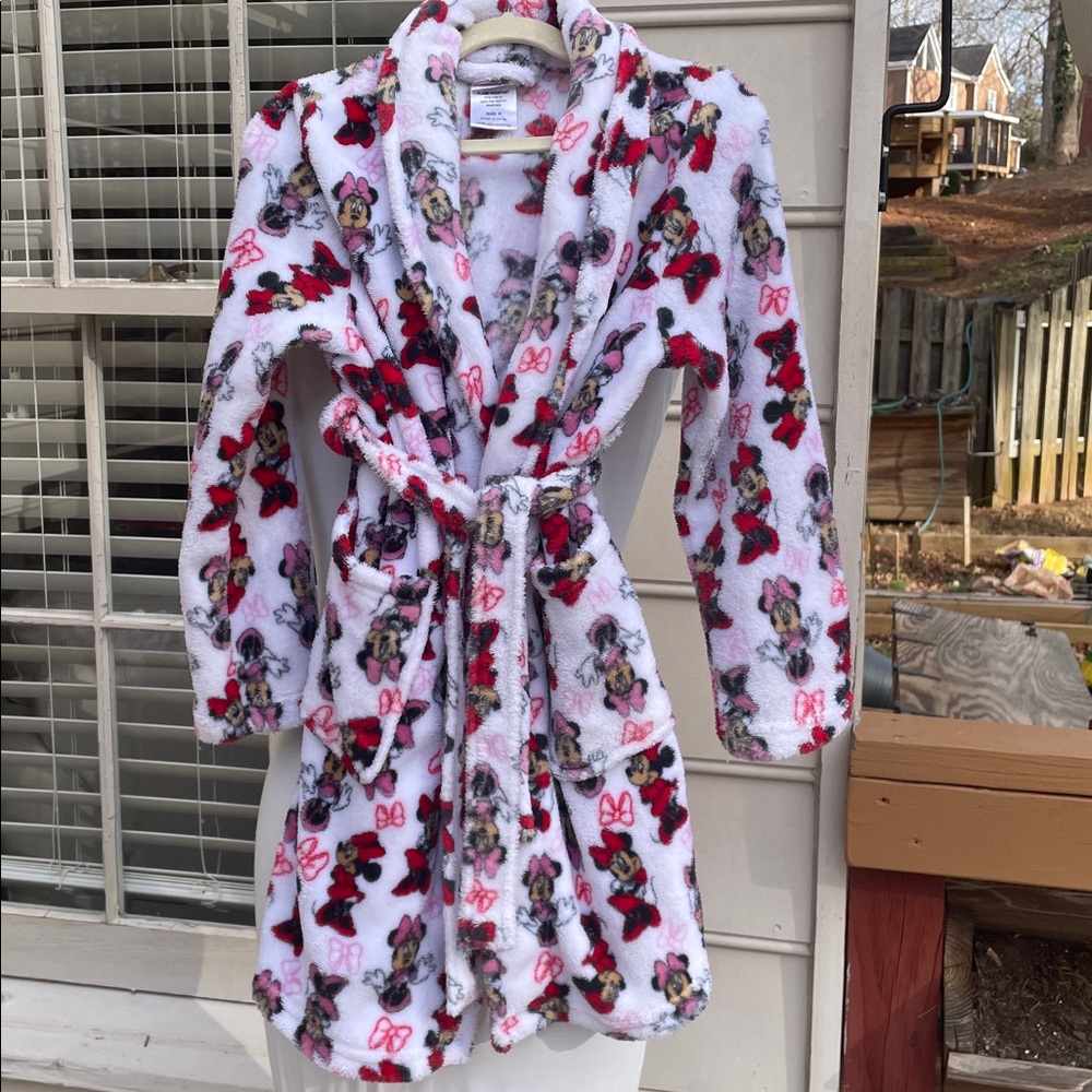 Disney Minnie Mouse Robe Size 6 OR Size 8